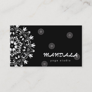 CARTE DE VISITE MANDALA LOGO CUSTOMISÉ YOGA INSTRUCTEUR