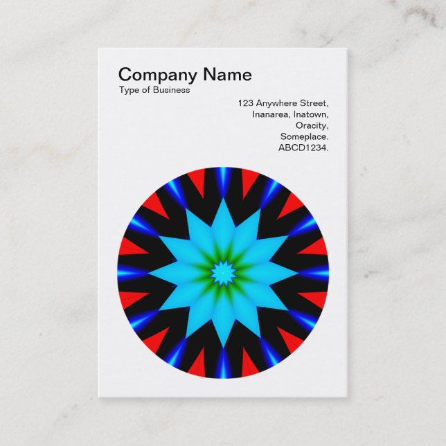 Carte De Visite Mandala Motif 012 (Devant)