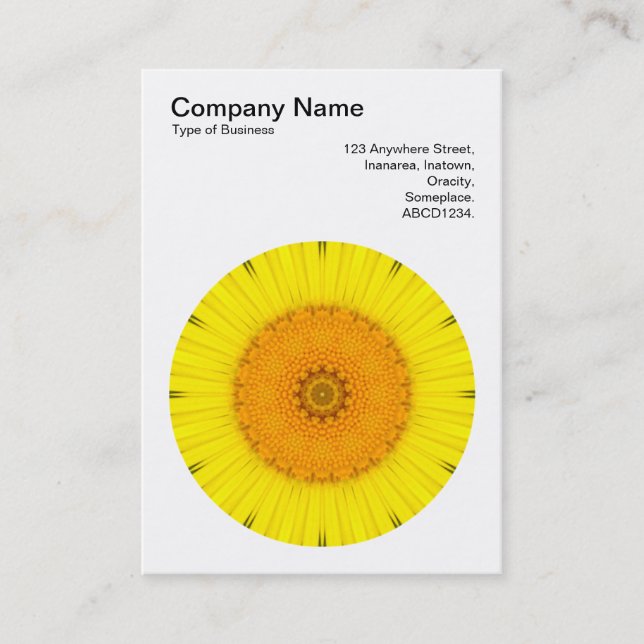 Carte De Visite Mandala Motif 017 (Devant)