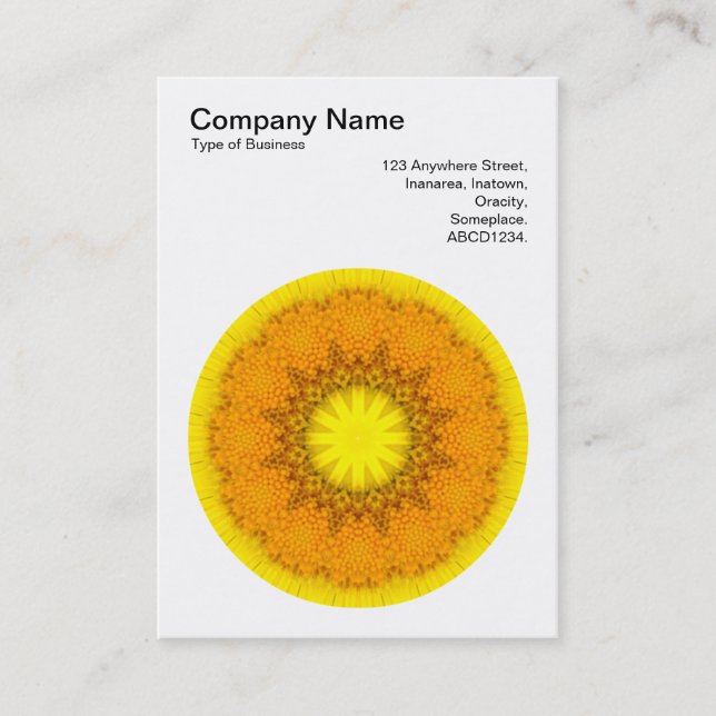 Carte De Visite Mandala Motif 019 (Devant)