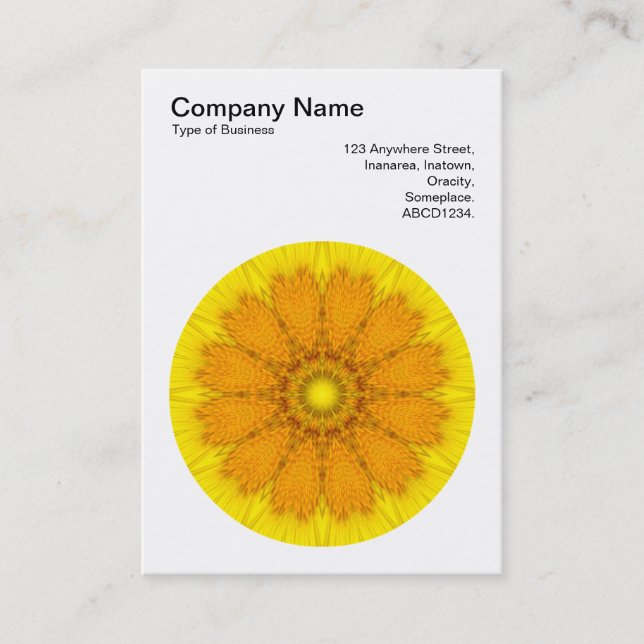Carte De Visite Mandala Motif 020 (Devant)