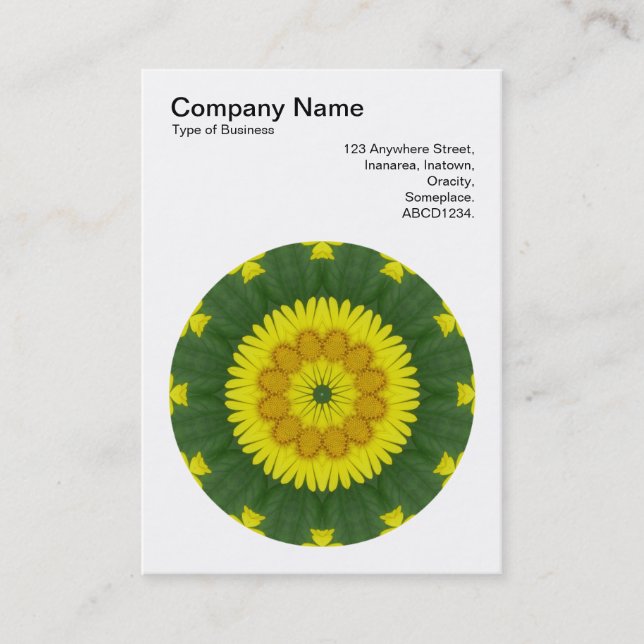 Carte De Visite Mandala Motif 021 (Devant)