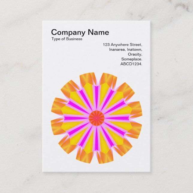 Carte De Visite Mandala Motif 03 (Devant)