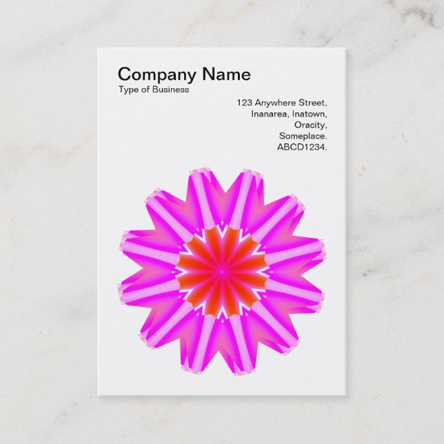 Carte De Visite Mandala Motif 04 (Devant)