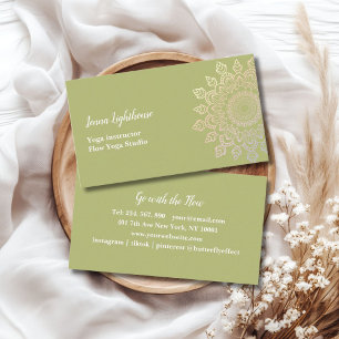 Carte De Visite mandala spécifique au client