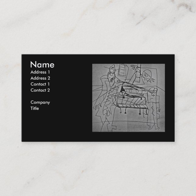 CARTE DE VISITE MANDAT DE DÉPÔT (Devant)