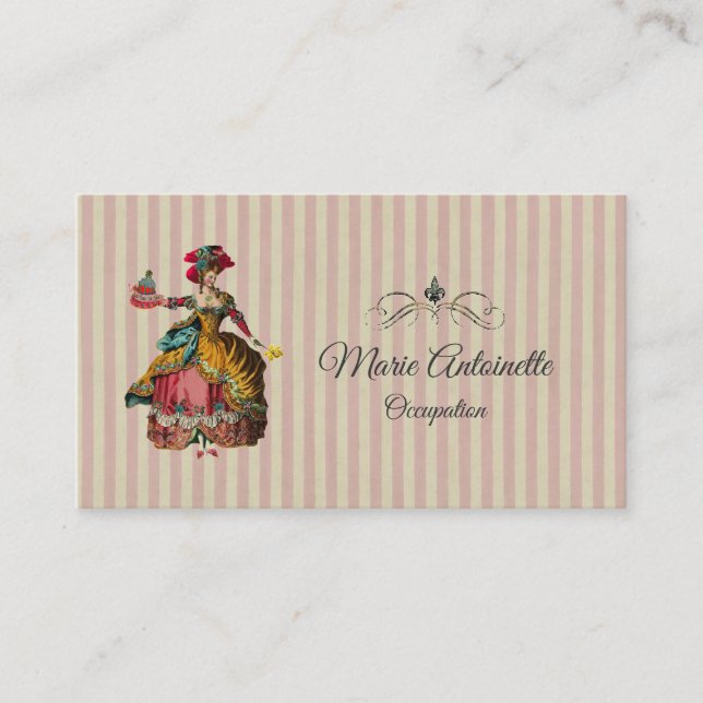 Carte De Visite Mangeons du gâteau (plus d'options) - (Devant)