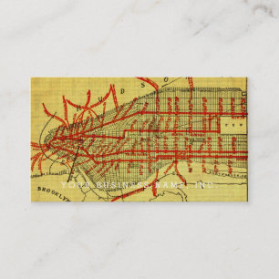 Carte De Visite Manhattan Elevated Railway System (1900) Partie I