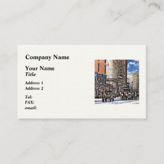 Carte De Visite Manhattan NY – Long Acre Square New York c1905