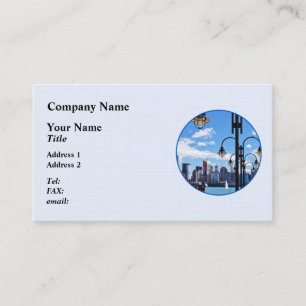 Carte De Visite Manhattan NY - Skyline Du Liberty State Park