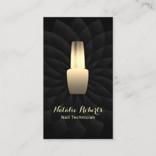 Carte De Visite Manicuriste de Black Lotus Salon