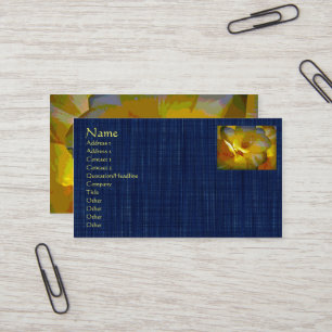 Carte De Visite Manipulation numérique de Freesia Jaune