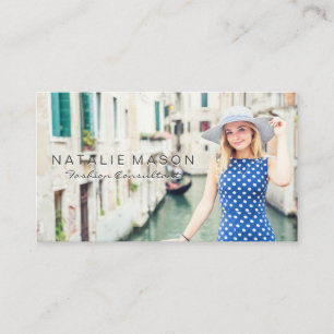 Carte De Visite Mannequin de mode féminine Style de garde-robe