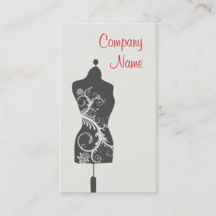 Carte De Visite Mannequin sur mesure Seamstress