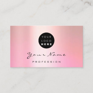 Carte De Visite Mannequins de l'artiste du maquillage du logo Rose