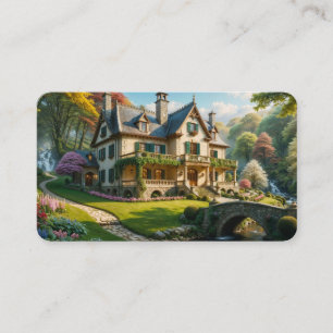 Carte De Visite Manoir du Moment Parfait Capturé Signet