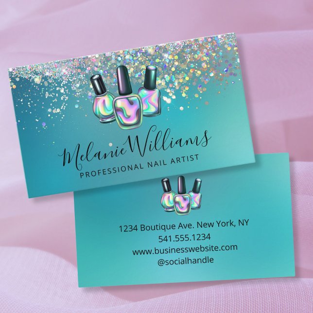 Carte De Visite Manucure Manicure Artiste Professionnel (Créateur téléchargé)