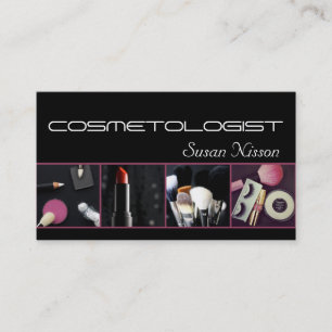 Carte De Visite Maquillage Artiste Beauté Cosmetologue Spa Affaire