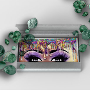 Carte De Visite Maquillage Artiste Brow Eyelash Gold Drivers Holog