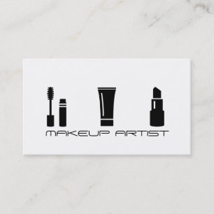 Carte De Visite Maquillage Artiste Cosmetologue Cosmetologie Éléga