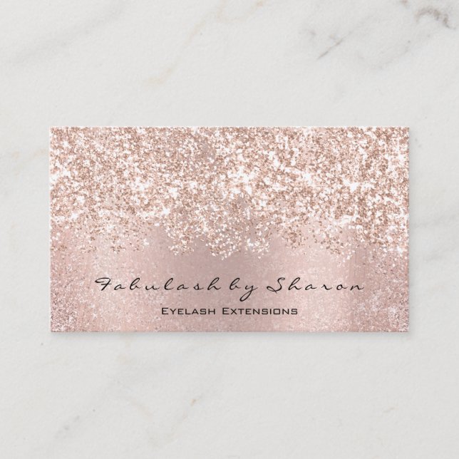 Carte De Visite Maquillage Artiste événement Beauté Blogger Partie (Devant)