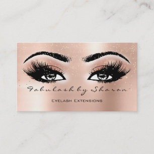 Carte De Visite Maquillage Artiste Eyebros Lashes Extension Spark