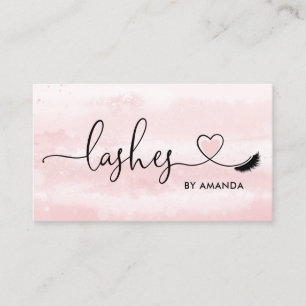 Carte De Visite Maquillage Artiste Eyebrow Eyes Lashes Coeur