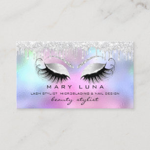 Carte De Visite Maquillage Artiste Eyebrows Lashes Lashes Drivers