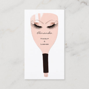 Carte De Visite Maquillage Artiste Eyelash Extension Hair Styliste