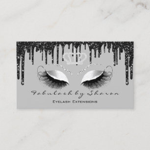 Carte De Visite Maquillage Artiste Eyelashes Extension Black Drive