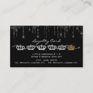 Carte De Visite Maquillage Artiste Eyelashes Extension Black Drive