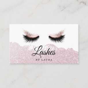 Carte De Visite Maquillage Artiste Lashes Beauté Salon Eyes Cosmét