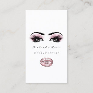Carte De Visite Maquillage Artiste Oeil Lashes Parties scintillant