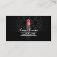 Maquillage Artiste Rouge Lipstick Élégant Damas