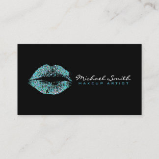 Carte De Visite Maquillage Artiste Stylish Multicolor Parties scin