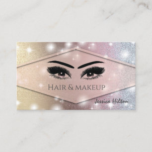 Carte De Visite Maquillage brillant lux glamour professionnel