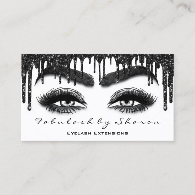 Carte De Visite Maquillage Brow Eyelash Extension QR Code Drivers  (Devant)