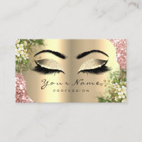 Maquillage Damas d'or Lashes Floral Mint Rose