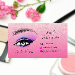 Carte De Visite Maquillage de beauté Lashes and Brows