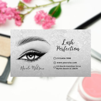 Carte De Visite Maquillage de beauté Lashes and Brows