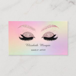 Carte De Visite Maquillage Elégant Parties scintillant Faux Lashes