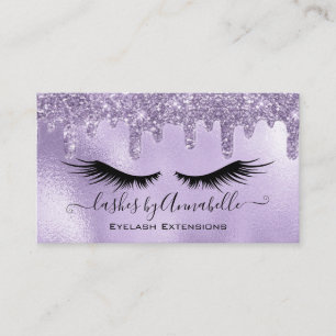 Carte De Visite Maquillage EyeLashes Sparkle Parties scintillant F