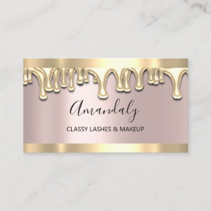 Carte De Visite Maquillage professionnel Artiste Blush Waxing Lash