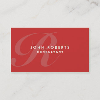 Carte De Visite Maquillage professionnel Artiste Élégant Monogramm