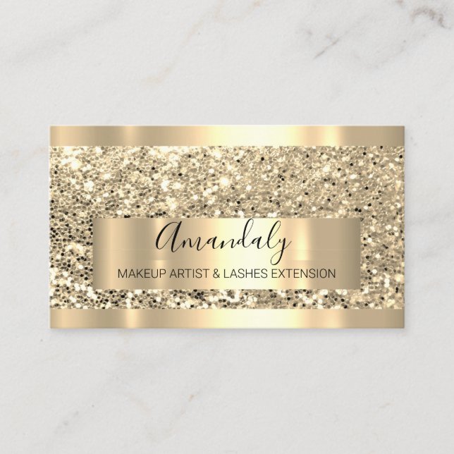 Carte De Visite Maquillage professionnel Artiste Lash Planificateu (Devant)