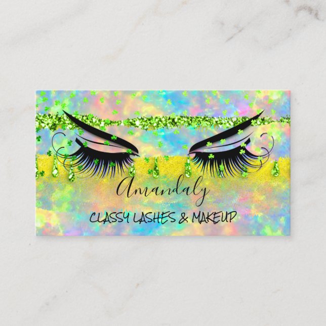 Carte De Visite Maquillage professionnel Eyelash Microblade Prince (Devant)
