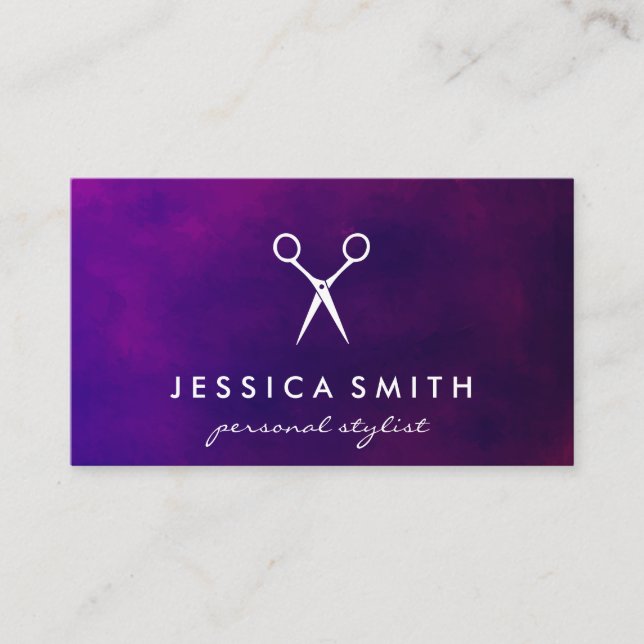 Carte De Visite Maquillage teintes exquises / Cheveux (Devant)