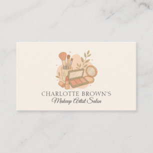 Carte De Visite Maquilleur Beauté Cosmétiques Maquillage de Mariée