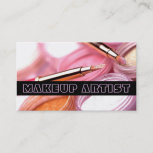 Carte De Visite Maquilleur Cosmétologue Salon de Beauté