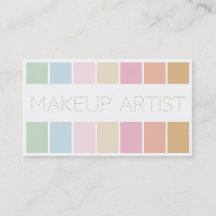 maquilleur en pastel de palette de couleur fine